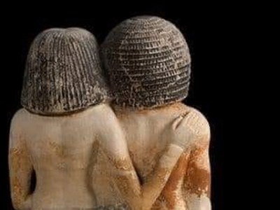 L’ISPETTORE DEGLI SCRIBI RAHERKA E SUA MOGLIE&nbsp;MERSEANKH